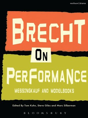 cover image of Brecht on Performance